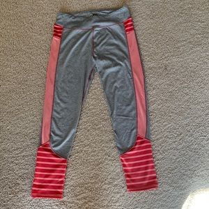 Rbx grey and pink full length leggings